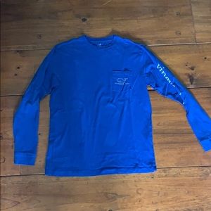 Vineyard Vines Royal Blue Long Sleeve Shirt
